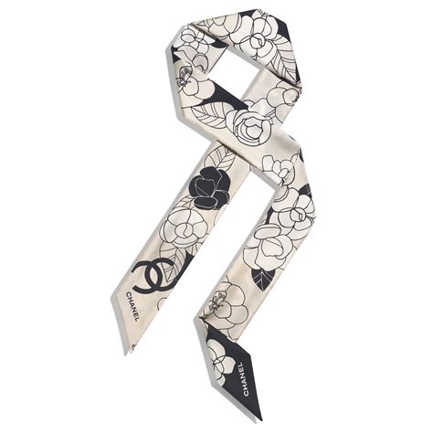 chanel bandeu|Chanel twilly scarf.